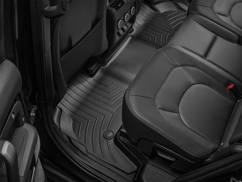 Picture of WeatherTech WT FloorLiner-Rear-Blk Floor Mats - 4416293