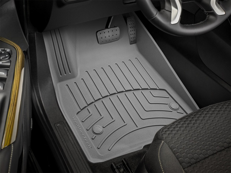 Picture of WeatherTech WT 3D FloorMat-Front-Grey Floor Mats - 4610801IM