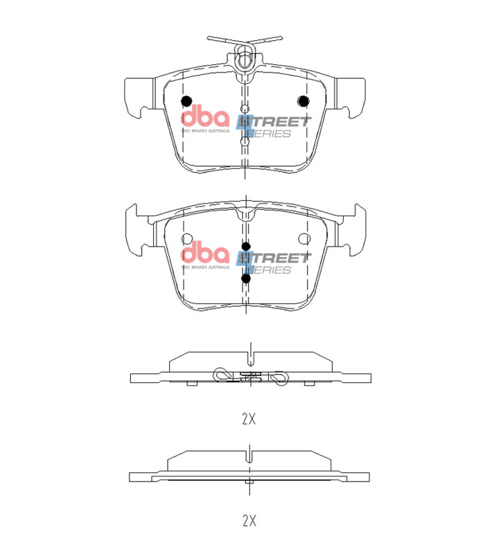 Picture of DBA Street Series Brake Pads - DB2415SS