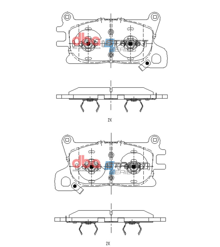 Picture of DBA Street Series Brake Pads - DB15141SS