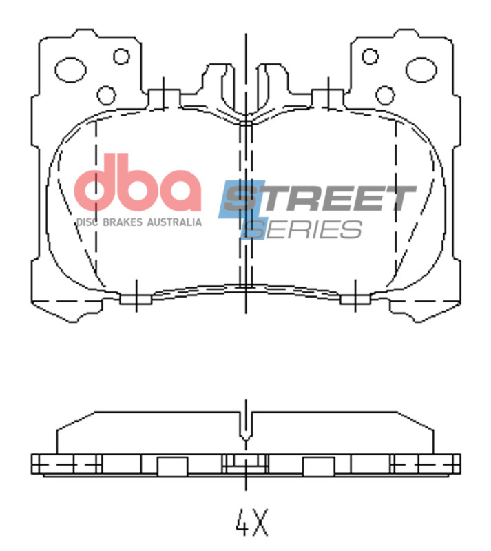 Picture of DBA Street Series Brake Pads - DB15151SS