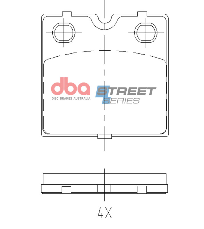 Picture of DBA Street Series Brake Pads - DB15163SS