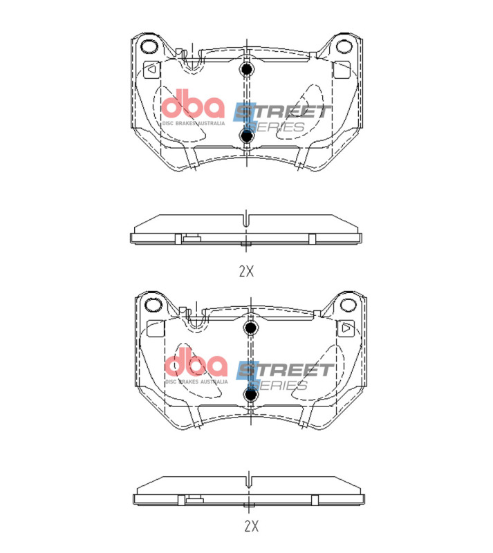 Picture of DBA Street Series Brake Pads - DB15153SS