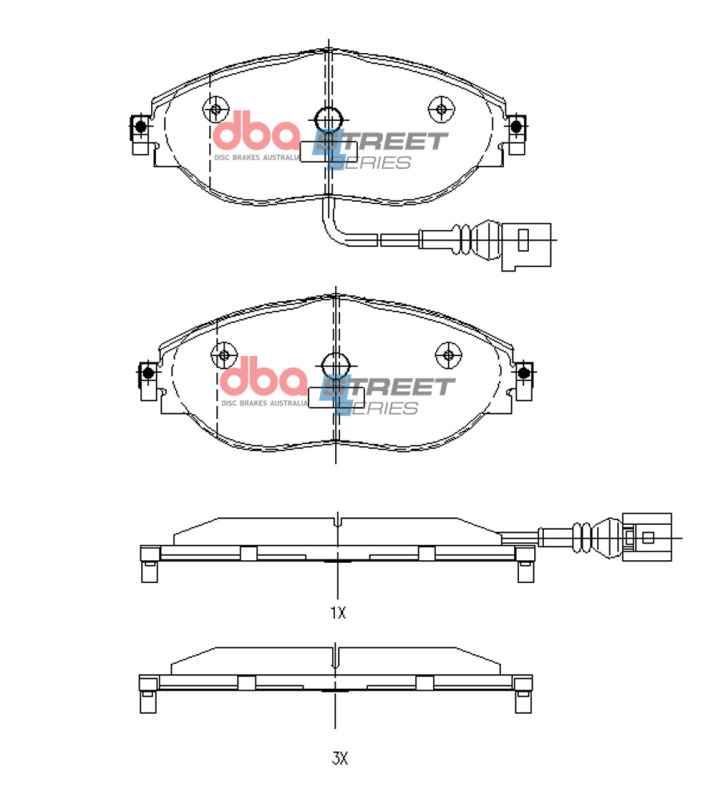 Picture of DBA Street Series Brake Pads - DB8849SS