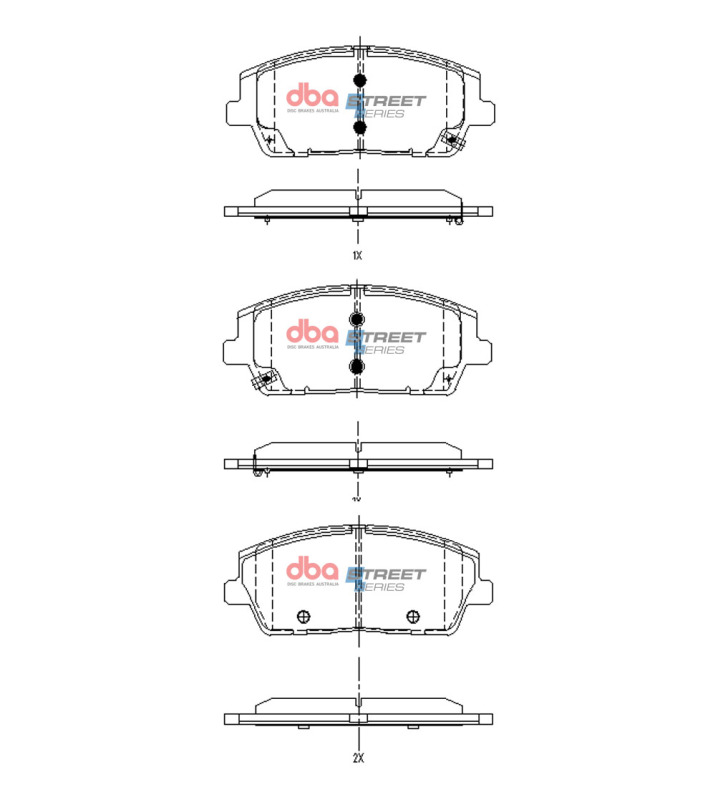 Picture of DBA Street Series Brake Pads - DB15169SS