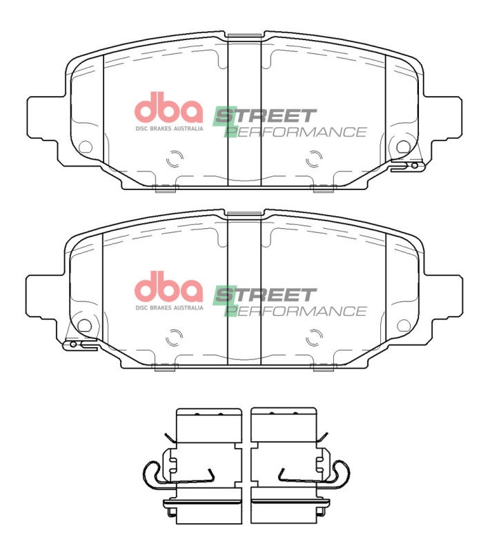 Picture of DBA SP Performance Brake Pads - DB15125SP