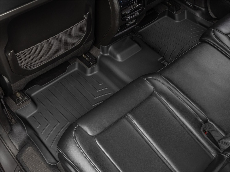 Picture of WeatherTech WT FloorLiner-Rear-Blk Floor Mats - 4416966