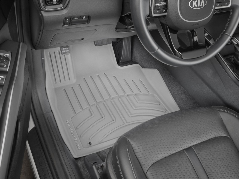 Picture of WeatherTech WT 3D FloorMat-Front-Grey Floor Mats - 4616501IM