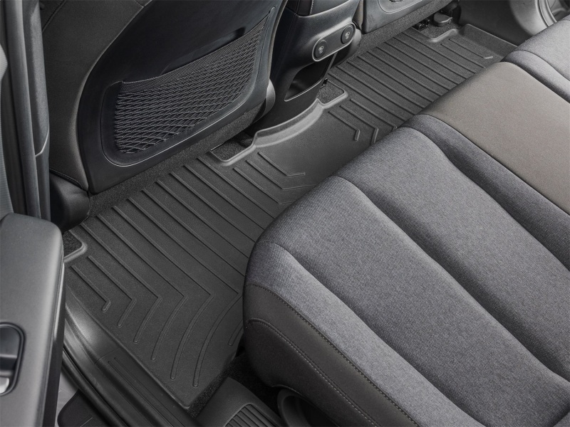 Picture of WeatherTech WT FloorLiner-Rear-Blk Floor Mats - 4417203