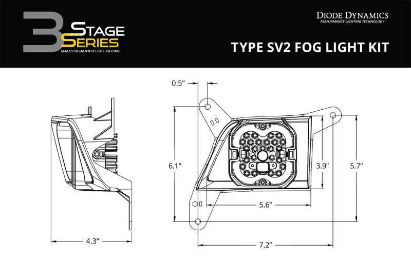 Picture of Diode Dynamics DIO LED Light Pods Light Bars & Cubes - DD7120