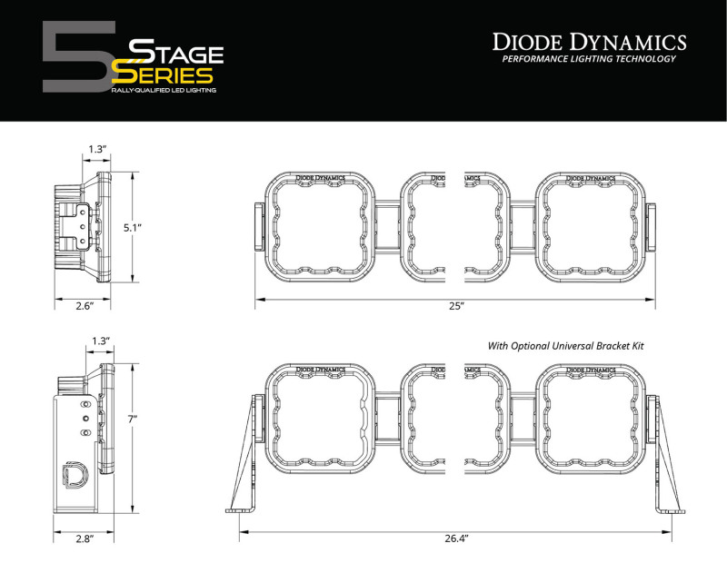 Picture of Diode Dynamics DIO LED Light Bars Light Bars & Cubes - DD6795