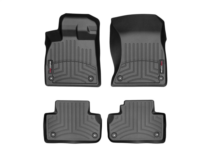 Picture of WeatherTech 2018+ Audi Q5 Front And Rear FloorLiner - Black