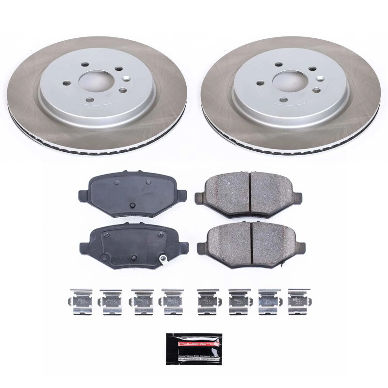 Picture of Power Stop 13-19 Lincoln MKT Rear Semi-Coated Rotor Kit