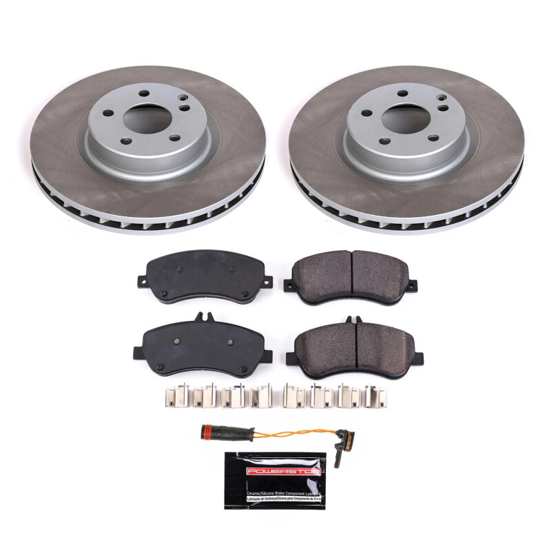 Picture of Power Stop 10-15 Mercedes-Benz GLK350 Front Semi-Coated Rotor Kit