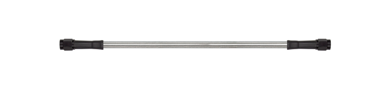 Picture of Goodridge 44in Universal Brake Line Assembly w/Black Zinc Fittings & Clear Hose