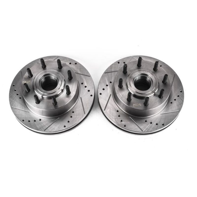 Picture of Power Stop 08-2012 Ford F-350 Super Duty Front Drilled & Slotted Rotor - Pair