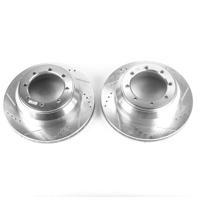 Picture of Power Stop 2004 Ford F-150 Heritage Rear Drilled & Slotted Rotor - Pair