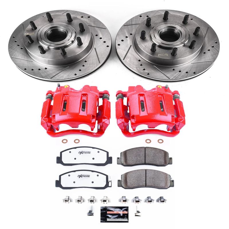 Picture of Power Stop 09-11 Ford F-250 Super Duty Front Z36 Truck & Tow Kit w/Cals