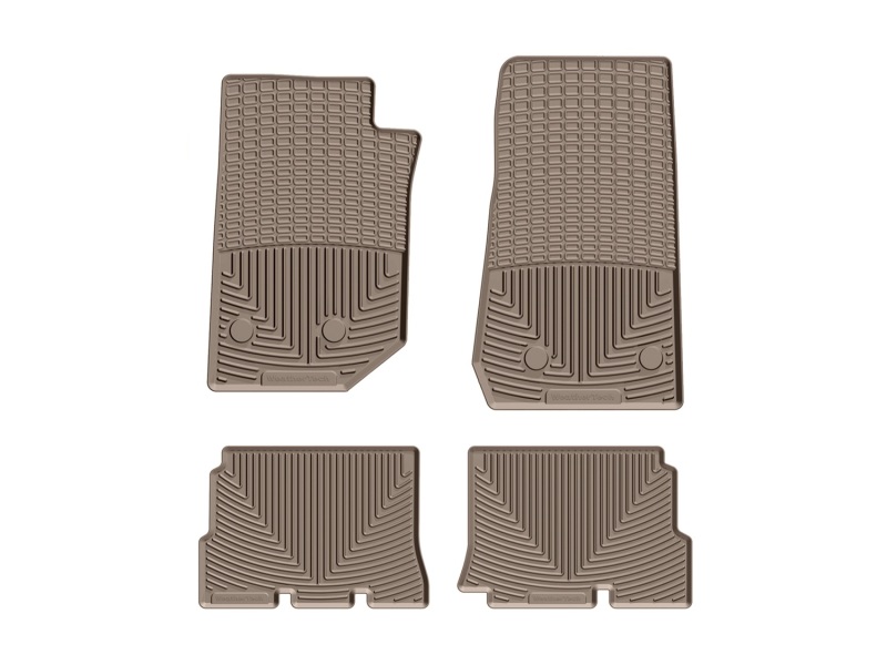 Picture of WeatherTech WT Rubber Mats-Front-Tan Floor Mats - W321TN-W322TN