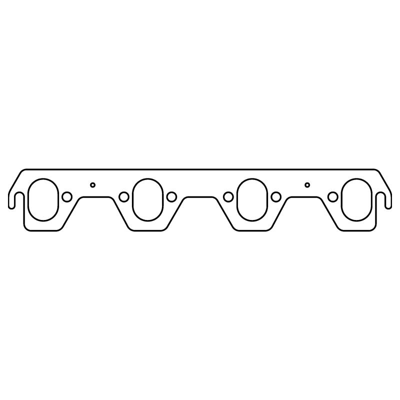 Picture of Cometic Ford Windsor V8 .043in Copper Exhaust Manifold Gasket Set - 1.750in x 1.270in Oval Port