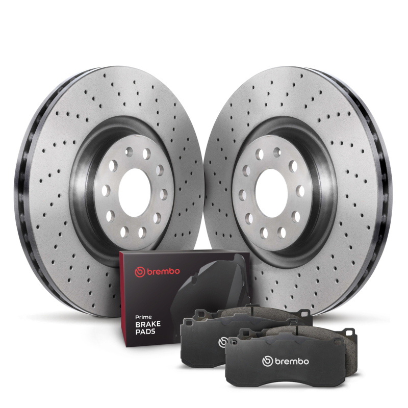 Picture of Brembo OE 10-13 Volkswagen Golf/12-13 Golf R/10-14 GTI Front Disc Brake Kit