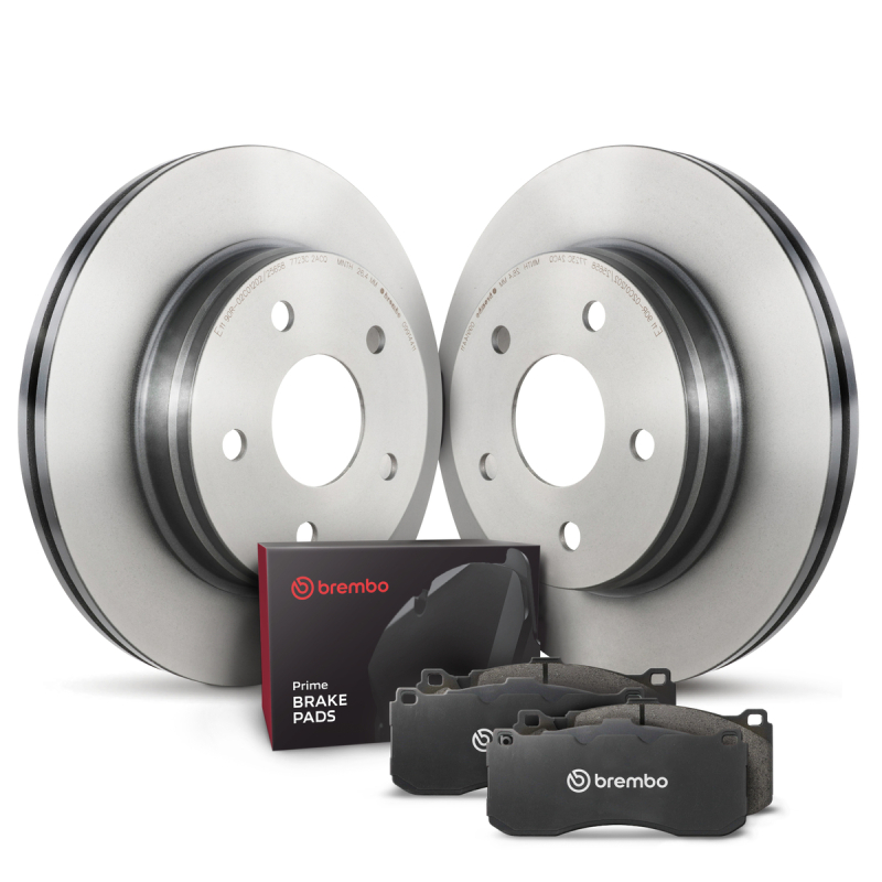 Picture of Brembo OE 02-06 Audi A4/02-05 A4 Quattro Rear Disc Brake Kit