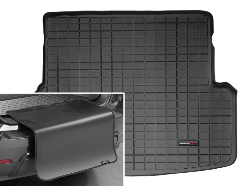 Picture of WeatherTech 08-13 Toyota Highlander Cargo Liner w/ Bumper Protector - Black