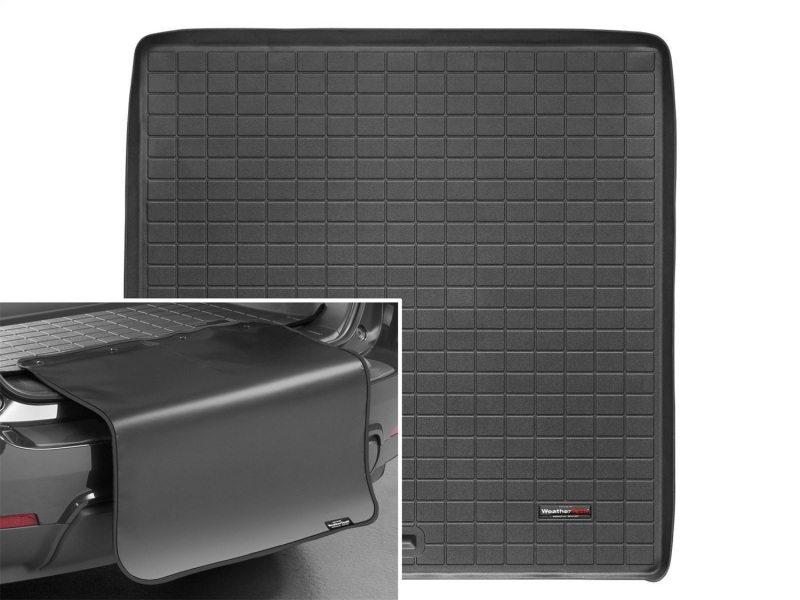 Picture of WeatherTech 07-16 GMC Acadia Cargo Liner w/ Bumper Protector - Black