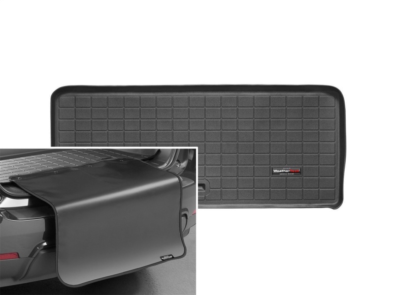 Picture of WeatherTech 07-16 GMC Acadia Cargo Liner w/ Bumper Protector - Black