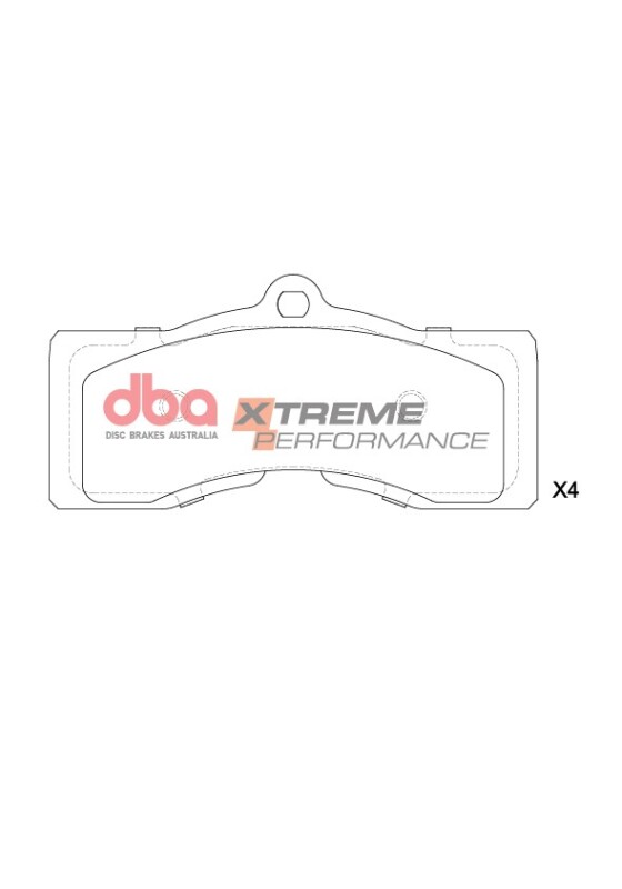 Picture of DBA 68-82 Chevrolet Corvette C3 XP Performance Front/Rear Brake Pads