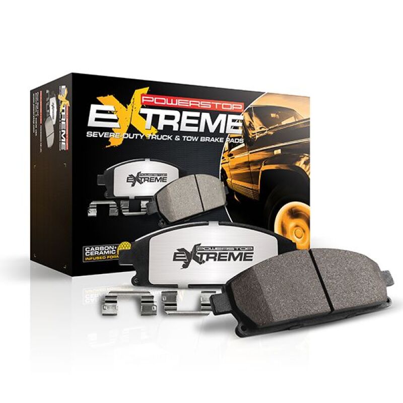 Picture of Power Stop 18-23 Ford F-53 Motorhome Chassis Front Z36 Truck & Tow Brake Pad w/Hardware