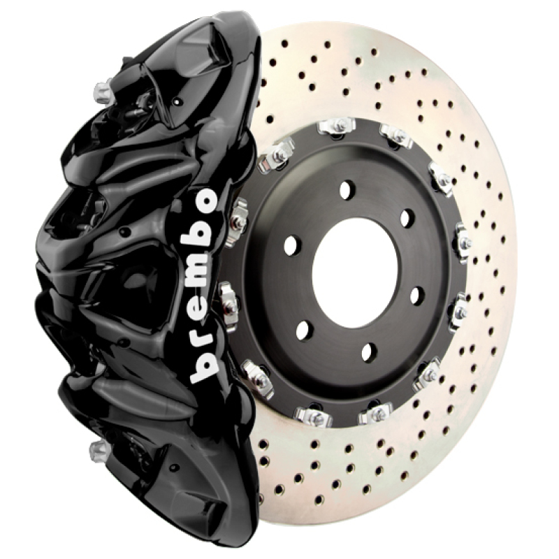 Picture of Brembo 25+ BMW X3 M50 xDrive (G45) Front GT BBK 8 Piston Cast 412x38 2pc Rotor Drilled - Black