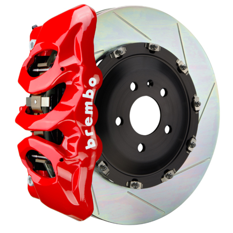 Picture of Brembo 24+ BMW M30i/530i XDrive Front GT BBK 6 Piston Cast 380x34 2pc Rotor Slotted Type-1 - Red