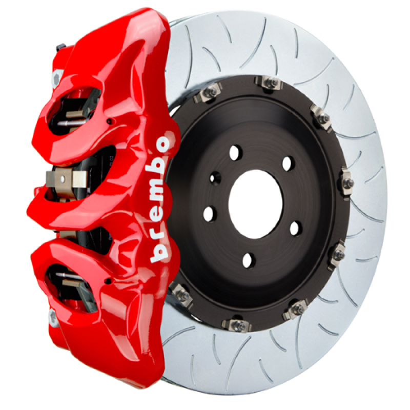 Picture of Brembo 24+ BMW M30i/530i XDrive Front GT BBK 6 Piston Cast 380x34 2pc Rotor Slotted Type-3 - Red