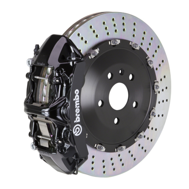 Picture of Brembo 25+ BMW X3 30 xDrive/BMW X3 M50 xDrive Fr GT BBK 6 Pist Cast 405x34 2pc Rotor Drilled - Black