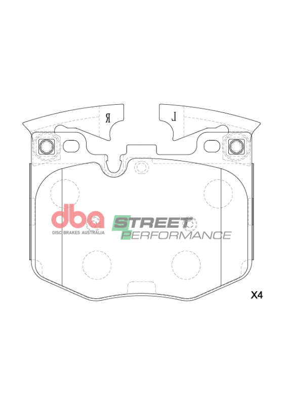 Picture of DBA 2023+ BMW 420i Msport SP Performance Front Brake Pads