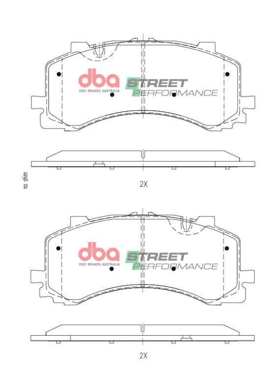 Picture of DBA 2019+ Audi S6 SP Performance Front Brake Pads