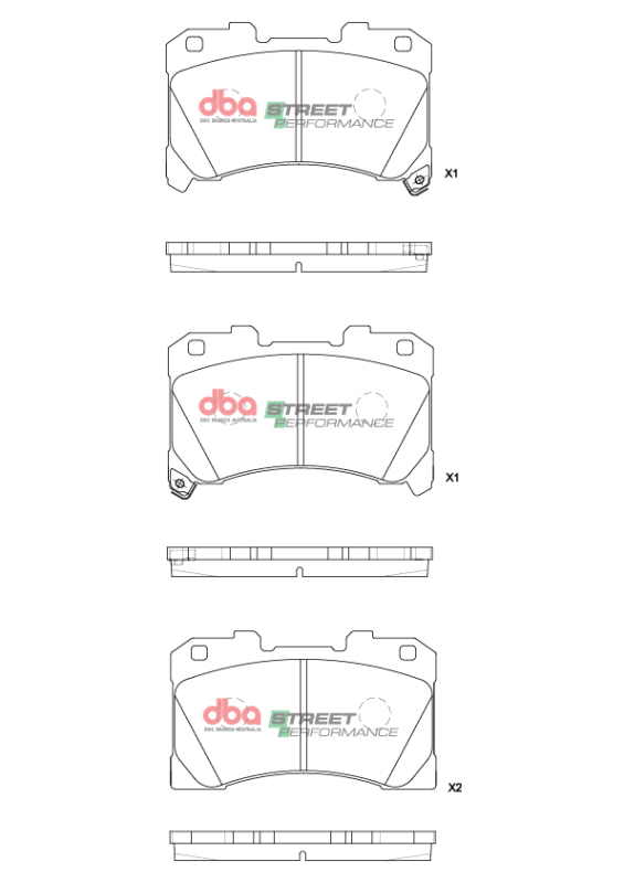 Picture of DBA 2023 Toyota Corolla GR SP Performance Front Brake Pads
