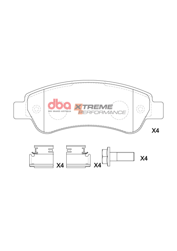 Picture of DBA 14-23 Ram ProMaster 1500 XP Performance Rear Brake Pads