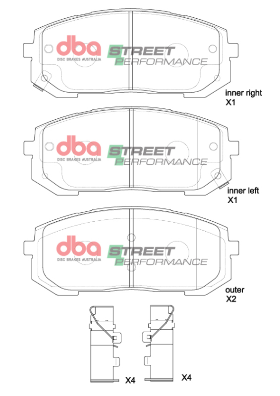 Picture of DBA 20-23 Hyundai Sonata SP Performance Front Brake Pads