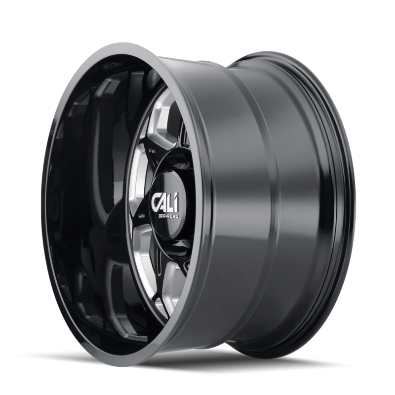 Picture of Cali Off-Road 9111 Sevenfold 20x12 / 6x135 BP / -51mm Offset / 87.1mm Hub Gloss Black Milled Wheel