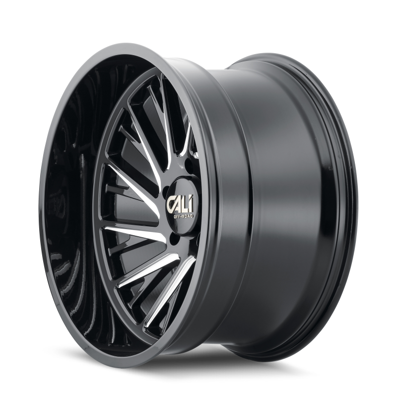 Picture of Cali Off-Road 9114 Purge 20x10 / 6x139.7 BP / -25mm Offset / 106mm Hub Gloss Black Milled Wheel