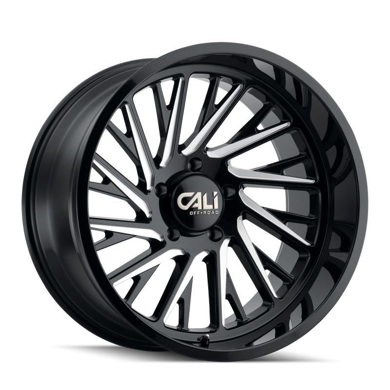 Picture of Cali Off-Road 9114 Purge 20x10 / 6x139.7 BP / -25mm Offset / 106mm Hub Gloss Black Milled Wheel