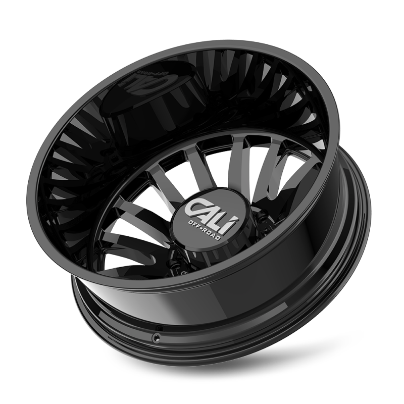 Picture of Cali Off-Road 9110D Summit Dually 20x8.25 / 8x165.1 BP / -232mm Offset / 121.3mm Hub Gls Blk Wheel