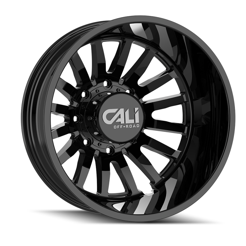 Picture of Cali Off-Road 9110D Summit Dually 20x8.25 / 8x165.1 BP / -232mm Offset / 121.3mm Hub Gls Blk Wheel