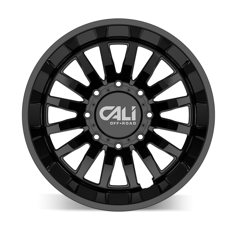 Picture of Cali Off-Road 9110D Summit Dually 22x8.25 / 8x200 BP / -192mm Offset / 142mm Hub Gloss Black Wheel