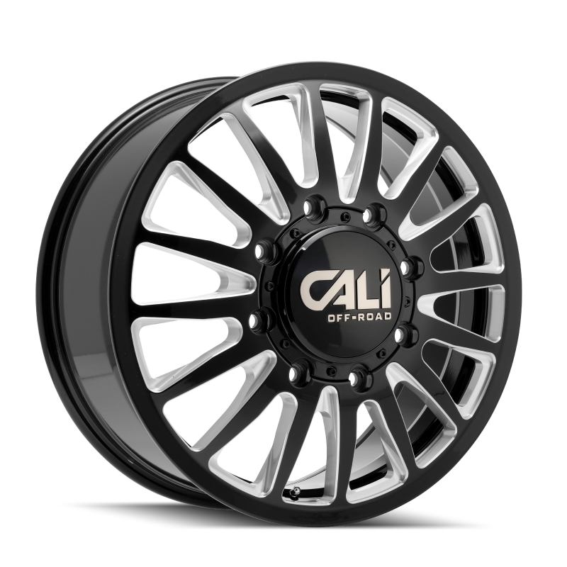 Picture of Cali Off-Road 9110D Summit Dually 22x8.25 / 8x165.1 BP / 115mm OS / 121.3mm Hub Gls Blk Mill Wheel