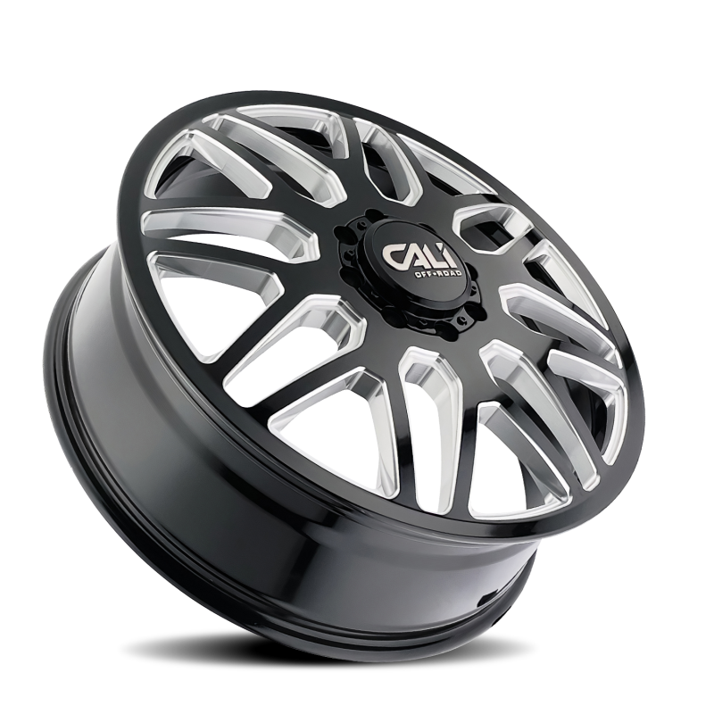 Picture of Cali Off-Road 9115D Invader Dually 24x8.25 / 8x200 BP / 115mm Offset / 142mm Hub Gls Blk Mill Wheel