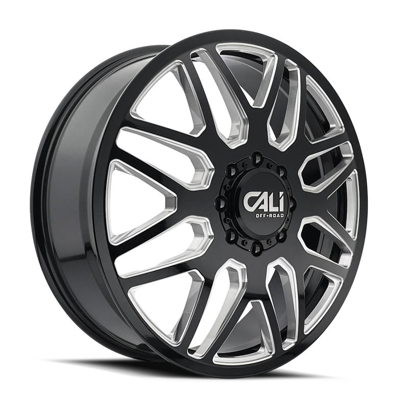 Picture of Cali Off-Road 9115D Invader Dually 24x8.25 / 8x200 BP / -232mm Offset / 142mm Hub Gls Blk Mill Wheel