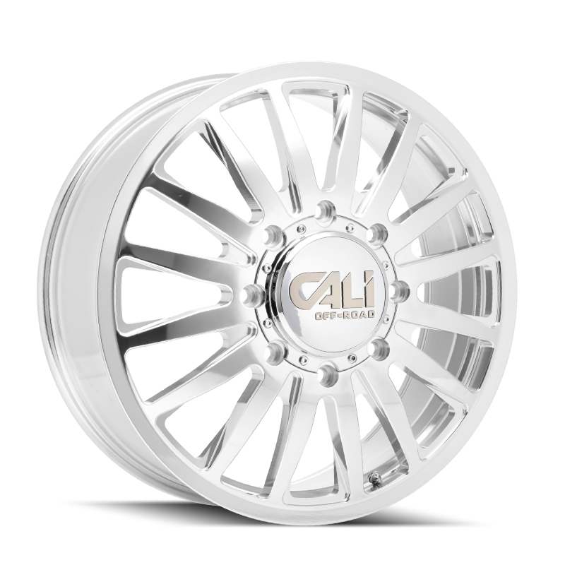 Picture of Cali Off-Road 9110D Summit Dually 22x8.25 / 8x210 BP / -192mm Offset / 154.2mm Hub Polished Wheel